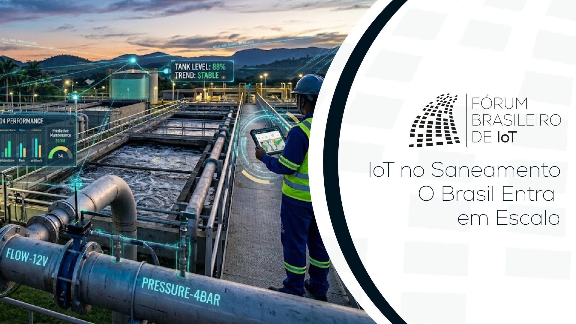 IoT no Saneamento: O Brasil Entra em Escala