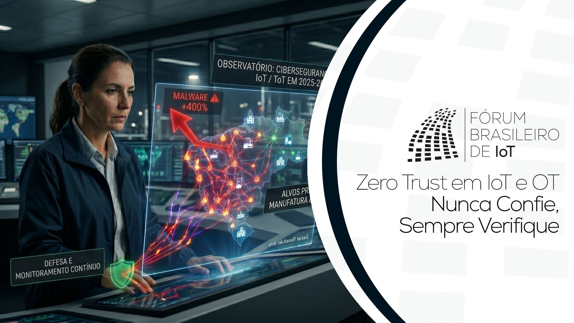 Zero Trust em IoT e OT: Nunca Confie, Sempre Verifique​