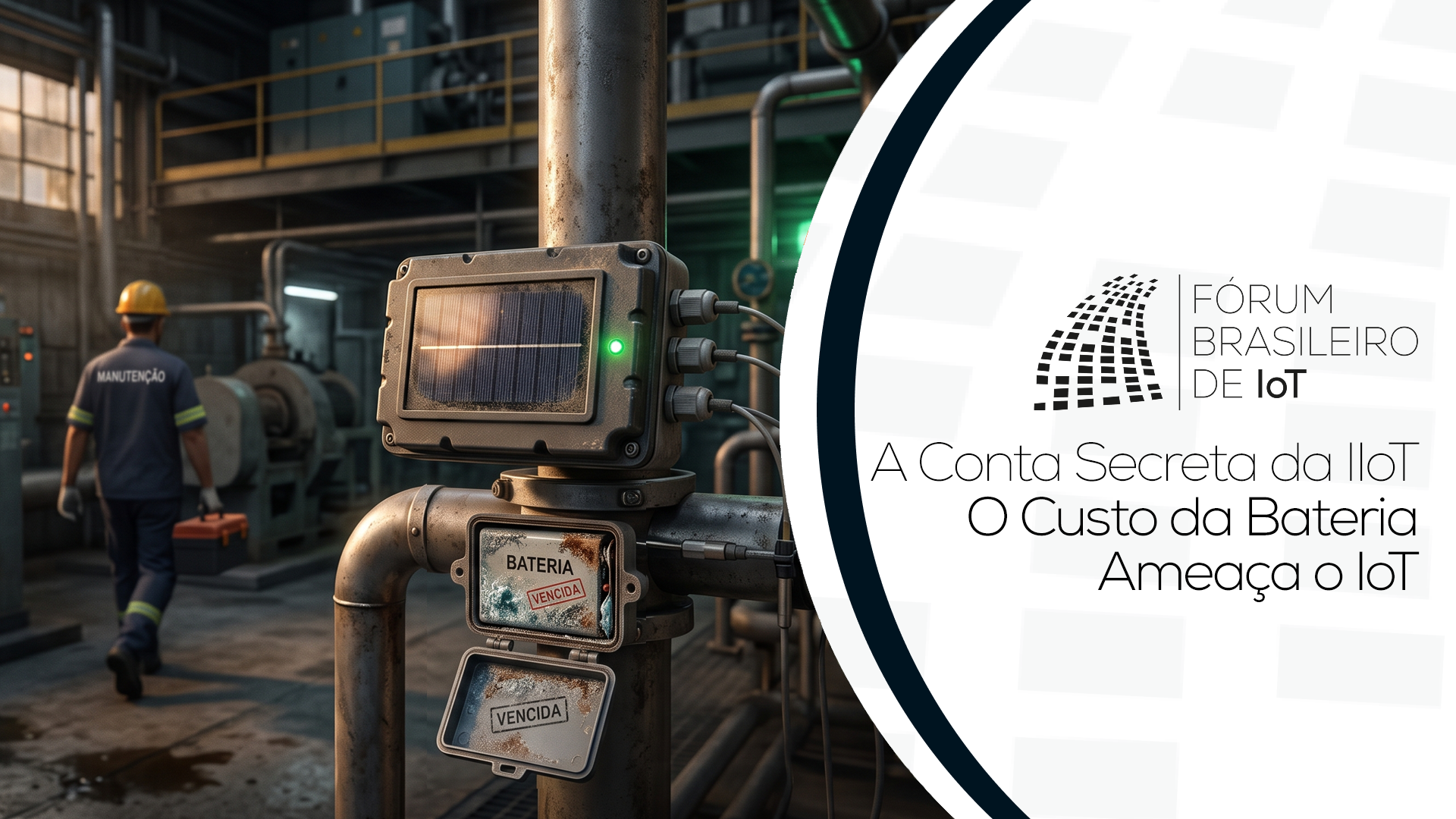 A Conta Secreta da IIoT: O Custo da Bateria Ameaça a IIoT?